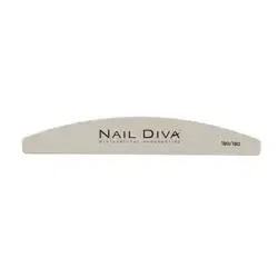 Zebra Halfmoon, 180/180 grit, Nail Diva